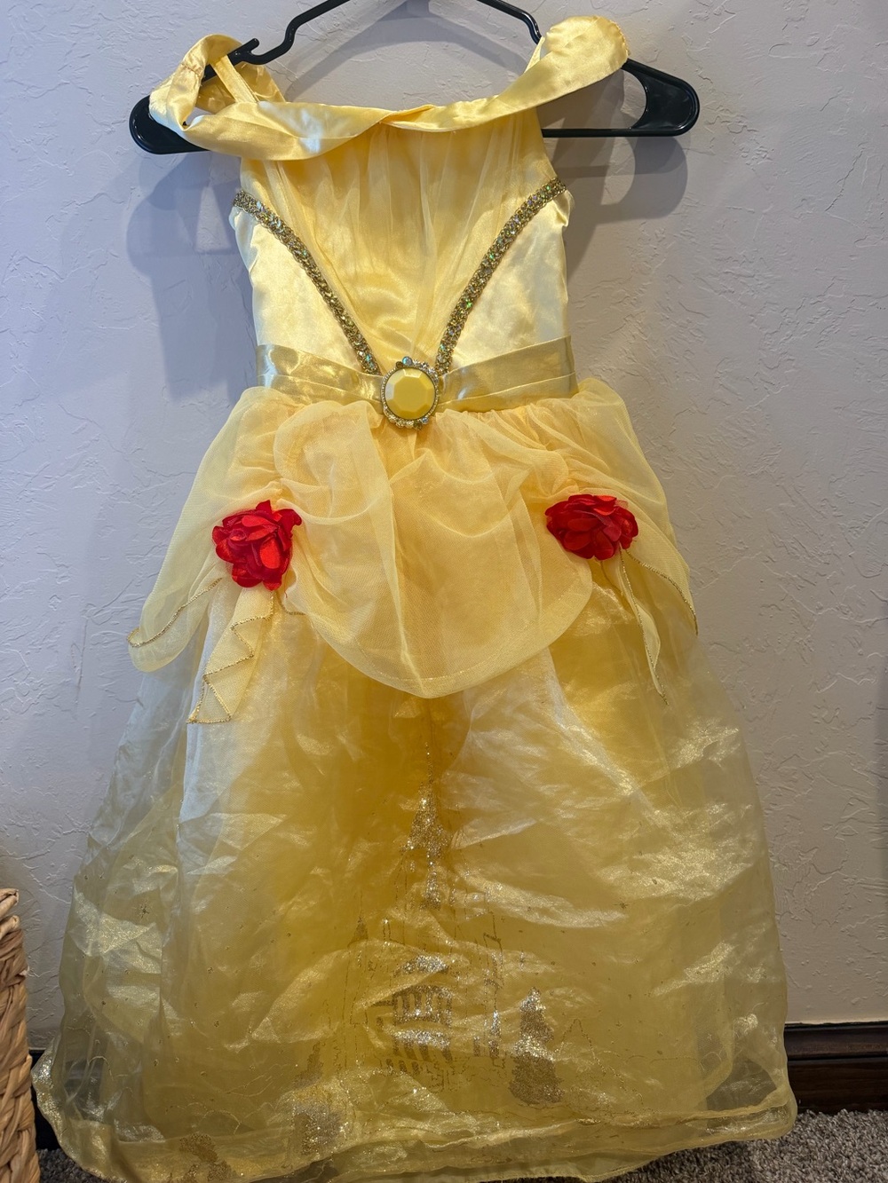 Disney Collection Princess Belle Dress Up Girls Size 5/6 BEAUTY & THE BEAST